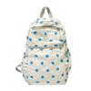 Minimalist Nylon Rucksack Embroidered Cat Student School Bag Cute Polka Dot Backpack  Gift