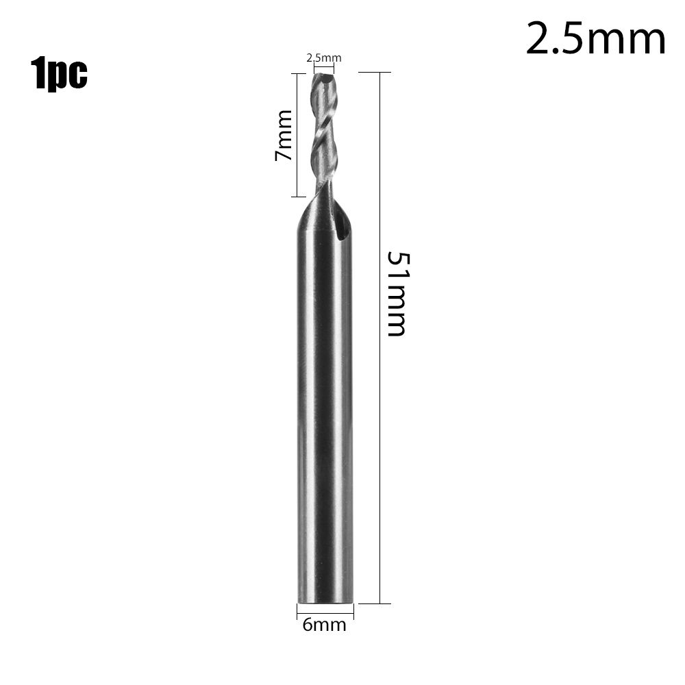 Werkzeuge 1-12mm Werkzeugmaschine CNC Gerader Schaft Holzbearbeitung Bohrer Fräser Fräskopf