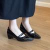 Light luxury commuting temperament thin versatile high heels women's niche high-end comfortable Mary Jane shoes