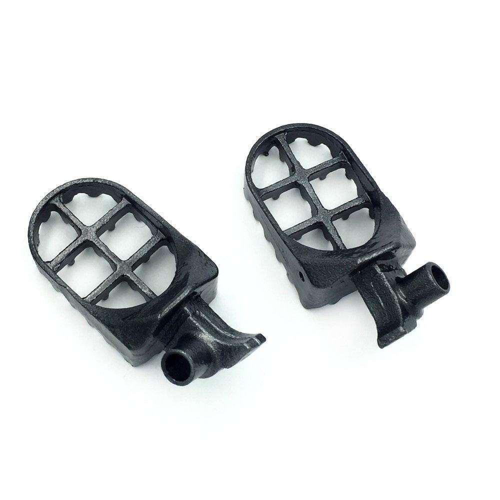 Motorcycle Gunmetal Black Foot Pegs for Yamaha WR250F 2001-2012 YZ125 1999-2013 Gas Gas Enducross EC 300 1999-2005