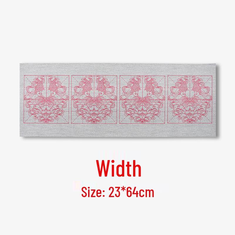 Water Writing Cloth for Calligraphy - Spring Festival Couplets, Imitation Xuan Paper, Rice Grid Design, Thickened & Quick-Drying