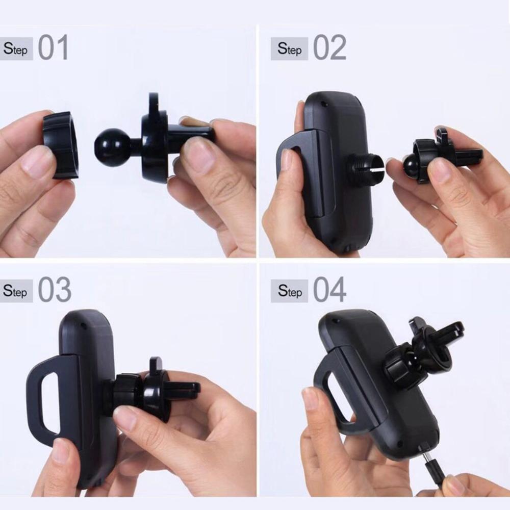 Screw Base Fixing Clip Car Phone Holder Air Outlet Fixing Clip Phone Mount Screw Car Air Vent Nut