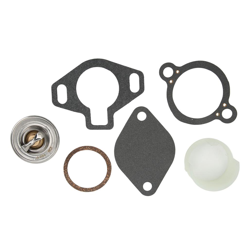 Boat Thermostat Kit Thermostat Kit 807252Q5 Replacement for MerCruiser with Sleeve 160° 4.3L 5.0L 5.7L 7.4L 8.2L 1987 Up