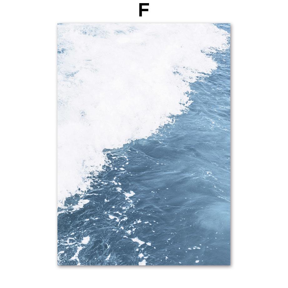 

Морские волны, птицы, парусная лодка, мост, океанское небо, настенная живопись на холсте, скандинавская живопись и постеры, принты, настенные панно для декора гостиной 30X40 cm No Framed