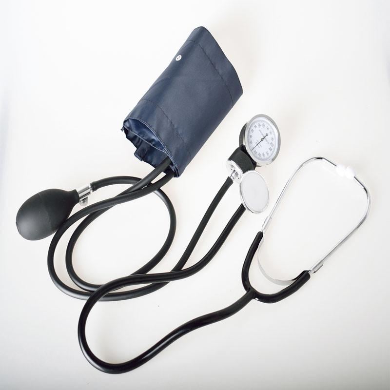 Premium Quality Aneroid Sphygmomanometer Arm Blood Pressure Monitor Kit With Stethoscope