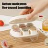 Cartoon Print Ice Cube Maker, Ice Cube Mold with Buckle Sealing Cover, Easy Release Food-Grade Safe Ice Tray