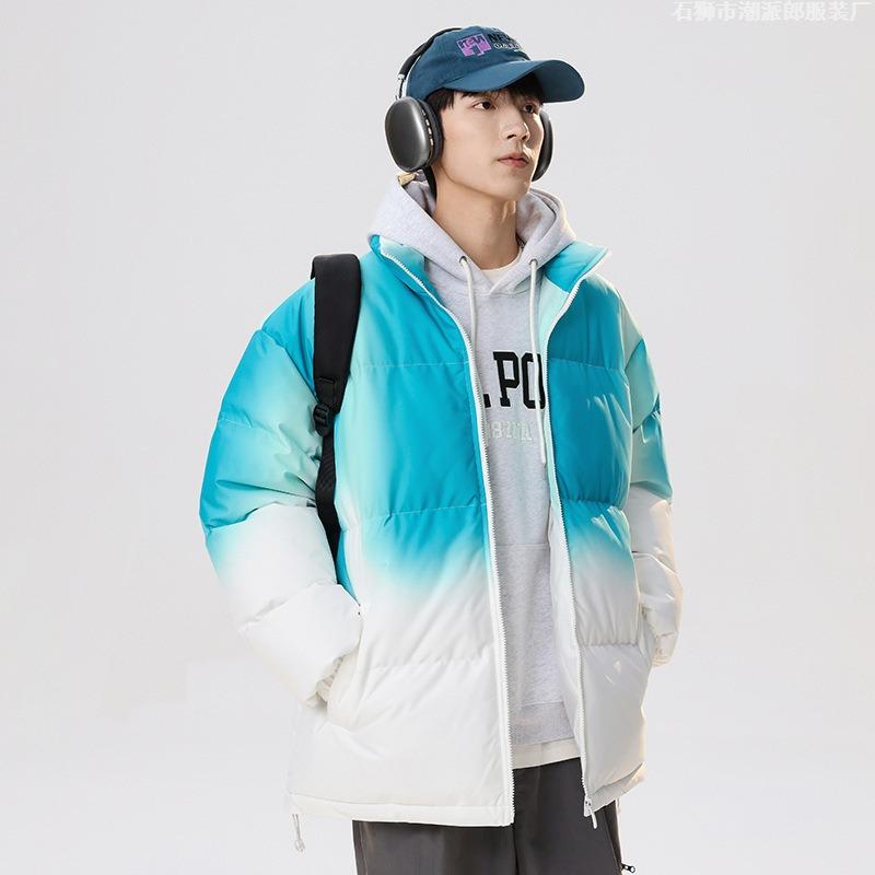 Neue hochwertige Winter-Übergangsfarbe Baumwolljacke Herren und Damen Streetwear Locker Paare Lässig Vielseitig Baumwollgepolsterte Kleidung