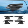 Carbon Fiber Door Handle Bowl Cover Trim For Hyundai Elantra 2021 2022 4PCS