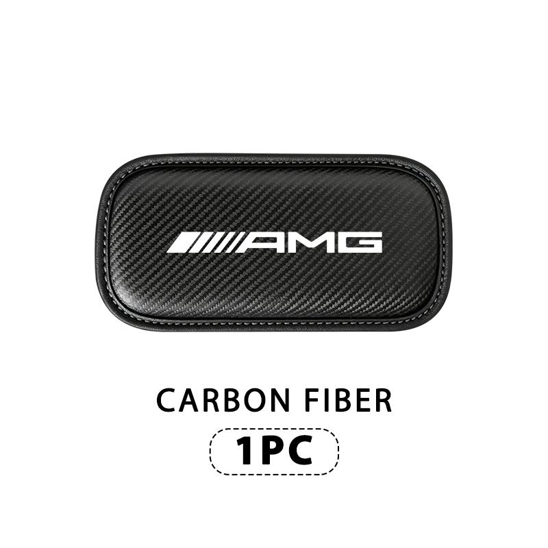 For AMG Leather Car Leg Knee Cushions Protective Pad Accessories Mercedes Benz CITAN VITO SPRINTER CLS SLK W202 W203 W204 W205