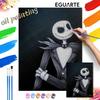 Jack Skellington Oil Painting by Numbers Art Kit. Handmade Diy Painting Home Decoration Gifts