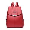 Backpack Women's Versatile Large Capacity Fashion New Trendy Women's Anti-theft Backpack School Bag Soft Leather Casual Bag