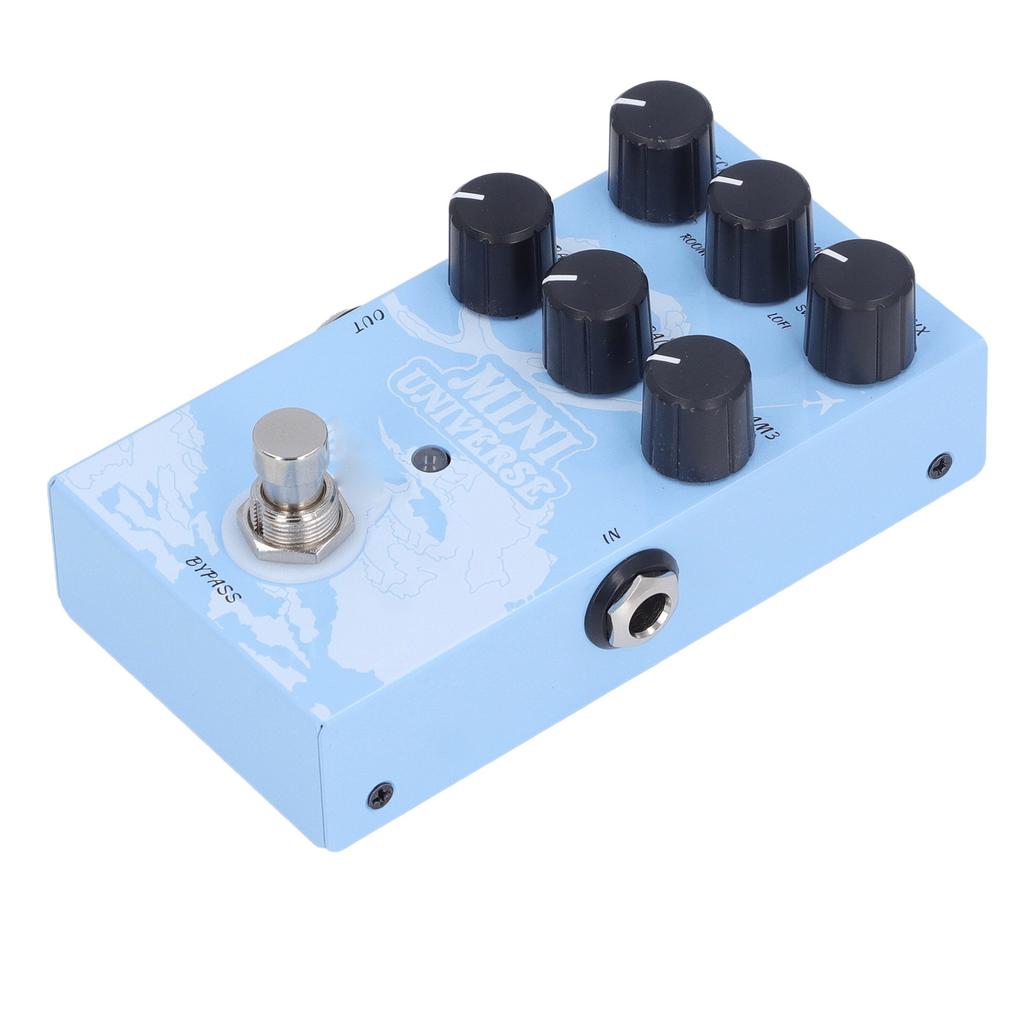 Guitar Effect Pedal 9 Reverb Types Warm Authentic Sound Digital Modeling Reverb Effect Pedal