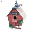 Bird House Birdcage Painting Outdoor Garden Hanging Cottage Feeder Nest Crafts