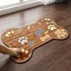 Eco-Friendly Quick-Dry Pet Placemat Easy Clean Waterproof Feeding Mat Absorbent Material Cartoon Pet Mat Indoor