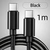 66W 5A Nylon 1/2/3Meters Usb C To Type C Fast Charging Cable For Mosr Mobile Phone Charging Cable