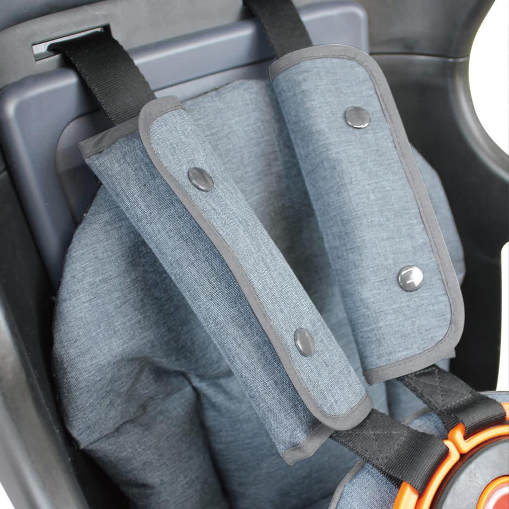 SAGISAKA Fino Child Seat Front and Rear 72391 Cushion, Use, Gray,