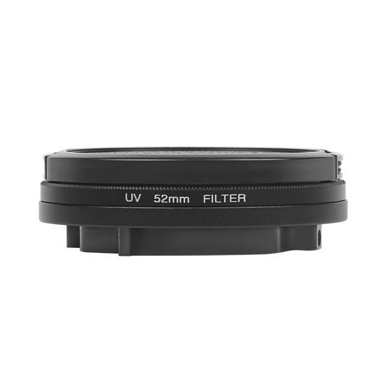 52mm UV Filter for GoPro Hero 7 5 6 Black Action Camera with Lens Cover Mount