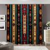 Flat Window Curtains Ethnic Tribes Arrow Versatile Polyester Without Electricity Family Party Decoration Home Use Set Of 2 Made