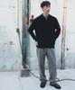SHIFT.G Washed Wide Denim Pants Khaki
