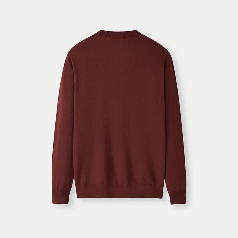 HLA Men's Round Neck Pullover Knit Sweater