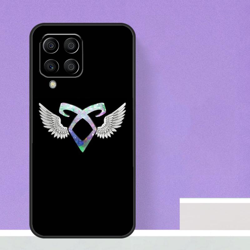 Shadowhunters Angelic Rune Logo For Samsung Galaxy M12 M32 M52 M14 M34 M54 M21 M51 M31 M30s M20 M15 M55 M13 M33 M53 Case