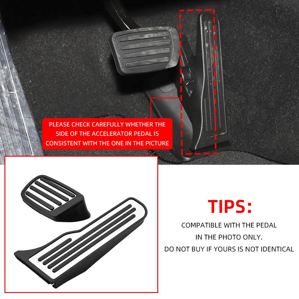 Car Pedals for Cadillac CT4 CT5 CT6 2019 - 2023 2024 2025 AT Gas Brake Pedal Cover Stainless Steel Pad Protector Accessories