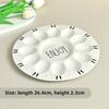 Ceramic Egg Tray with High Temperature Resistance, Household Cartoon Plate, Non-slip Bottom, Simplicity Kitchen Tableware