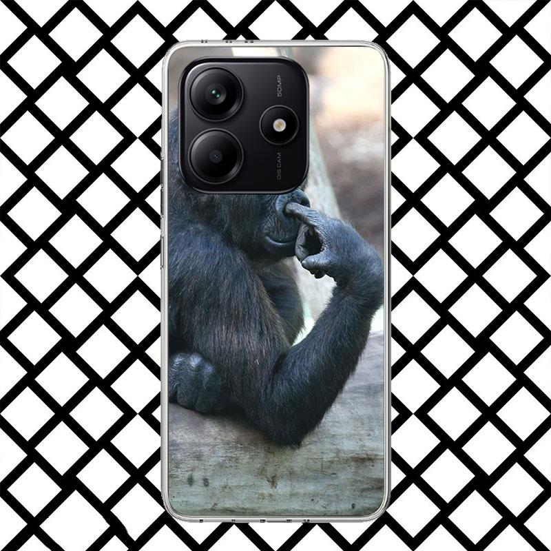 Monkey Memes Phone Case for Xiaomi Redmi Note 15 14 14S 13 12 12S 11 Pro Plus 11E 11T 11S 10S 5G Soft Cover Fundas Redmi Note 14