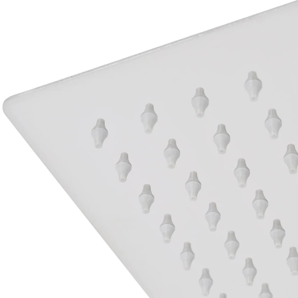 Rain Shower Heads 2 Pcs Stainless Steel 50 X 50 Cm