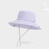 Summer Outdoor Sun Hat With Wide Brim And Solid Color Design Outdoor For