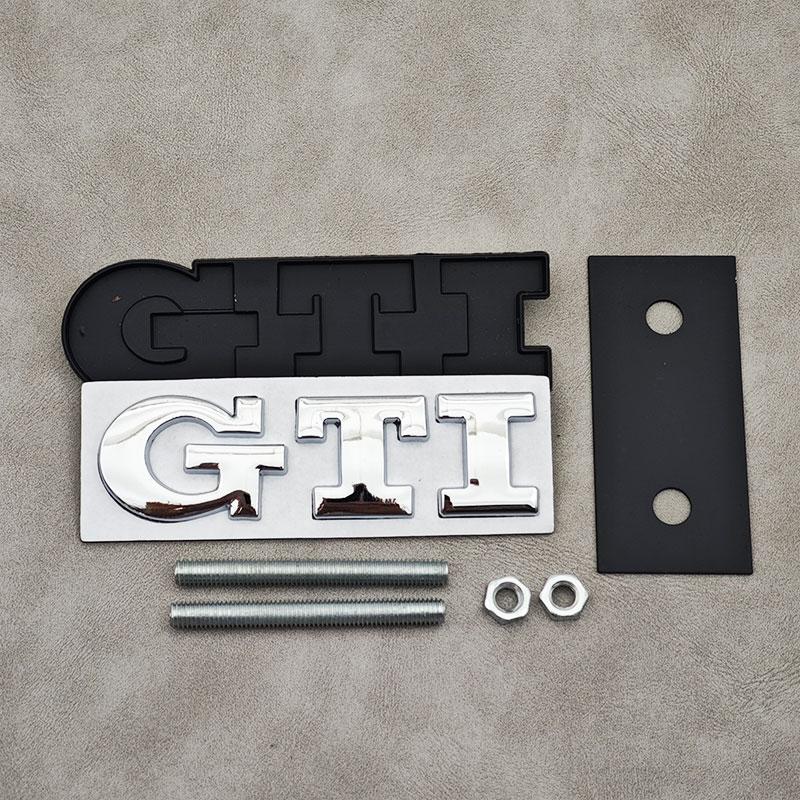 2026 Nouveau Pour VOLKSWAGEN VW Logo Métal 3D Emblème GTI Calandre Avant de Voiture Autocollant Coffre Arrière Pour Volkswagen VW Golf 4 5 6 7 3 M