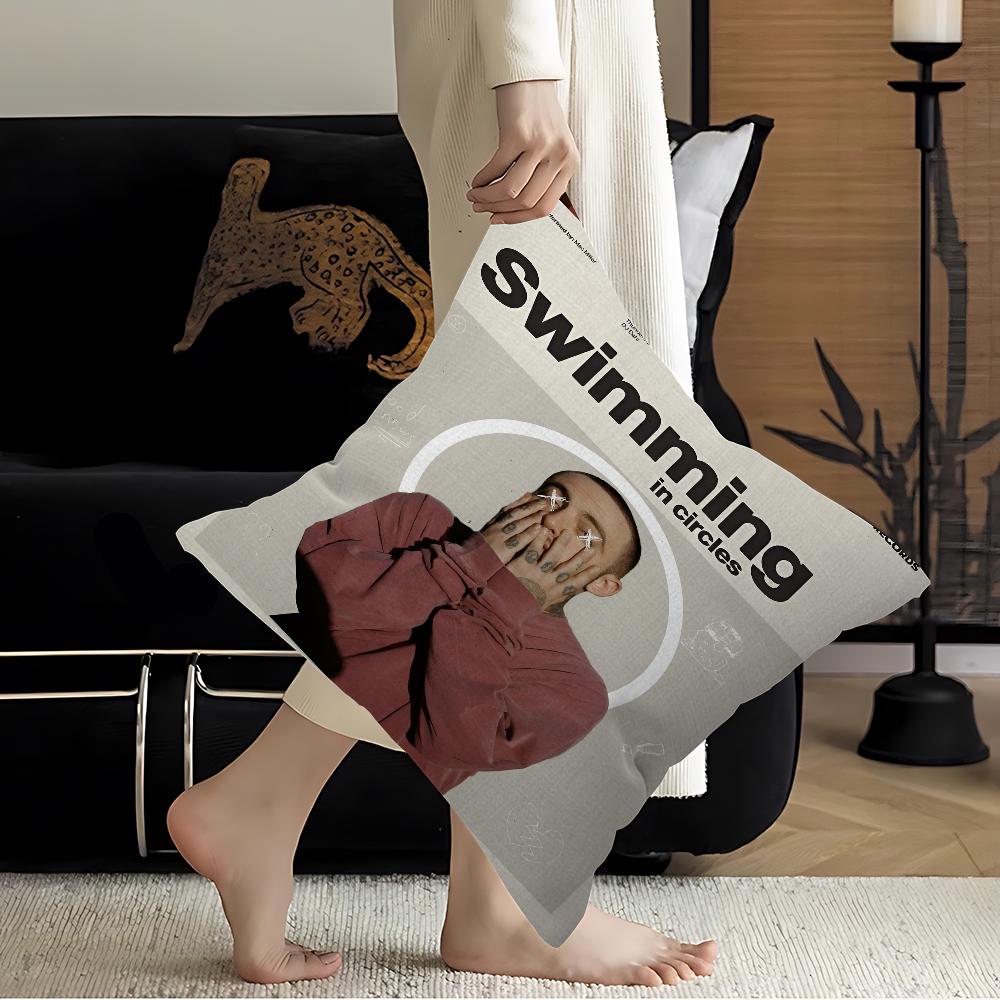 

Singer M-Mac Mille Cushion Cover Pillow Cover Decor Pillowcase Printed Cushion Case for Couch 16x16Inch