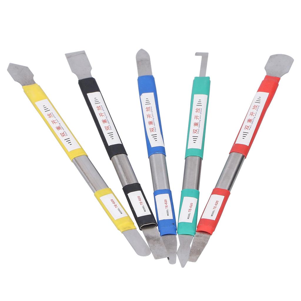 TE020 5 In 1 MultiFunction Pry Bar Glue Scraping Stainless Steel Scraper Repair Tool