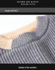Men's Plush Knit Two-Piece Round Neck Pullover Sweater, Autumn/Winter Trend
