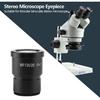 ZJchao 10X Stereo Microscope Eyepiece, 2 Pcs WF10X/20, Black, Optical Glass + Metal, Triocular Binocular Stereo Microscope, 30mm Mounting Size