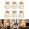 Set of 6 Removable Fabric Shade Ceiling Fixture Shade for Pendant Lights Fabric Texture Long Lasting Home Decorating