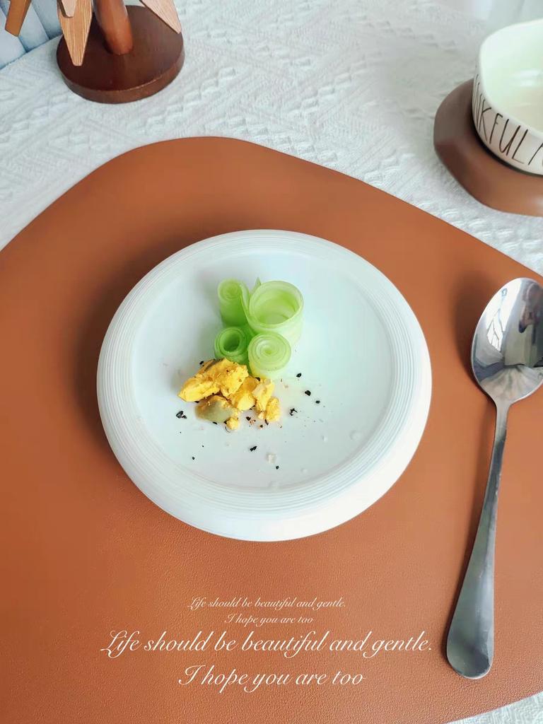 BR15cm White Double Layer Insulation Plate Serving Plate Ceramic Circular Appetizer Tableware Salmon Dish Restaurant TablewareEY