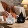 3D Printing Lotus Tabletop Incense Base 3 Hole Lotus Censer Holder Lotus Incense Burner Zen Space