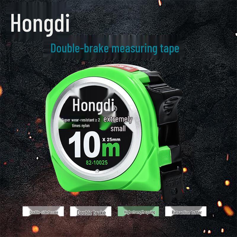 Hongdi 10m/25mm Nylon Coated Steel Tape Measure