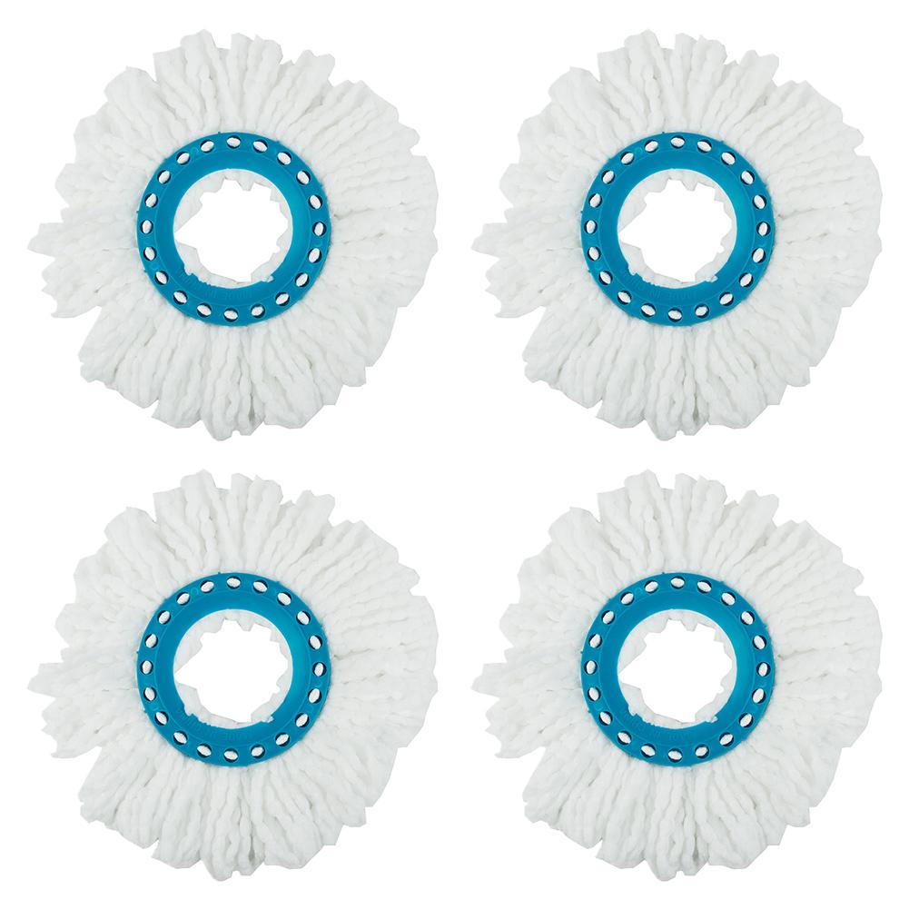 

Сменная насадка для швабры, 4 шт., гибкая, с высоким водопоглощением, из микрофибры