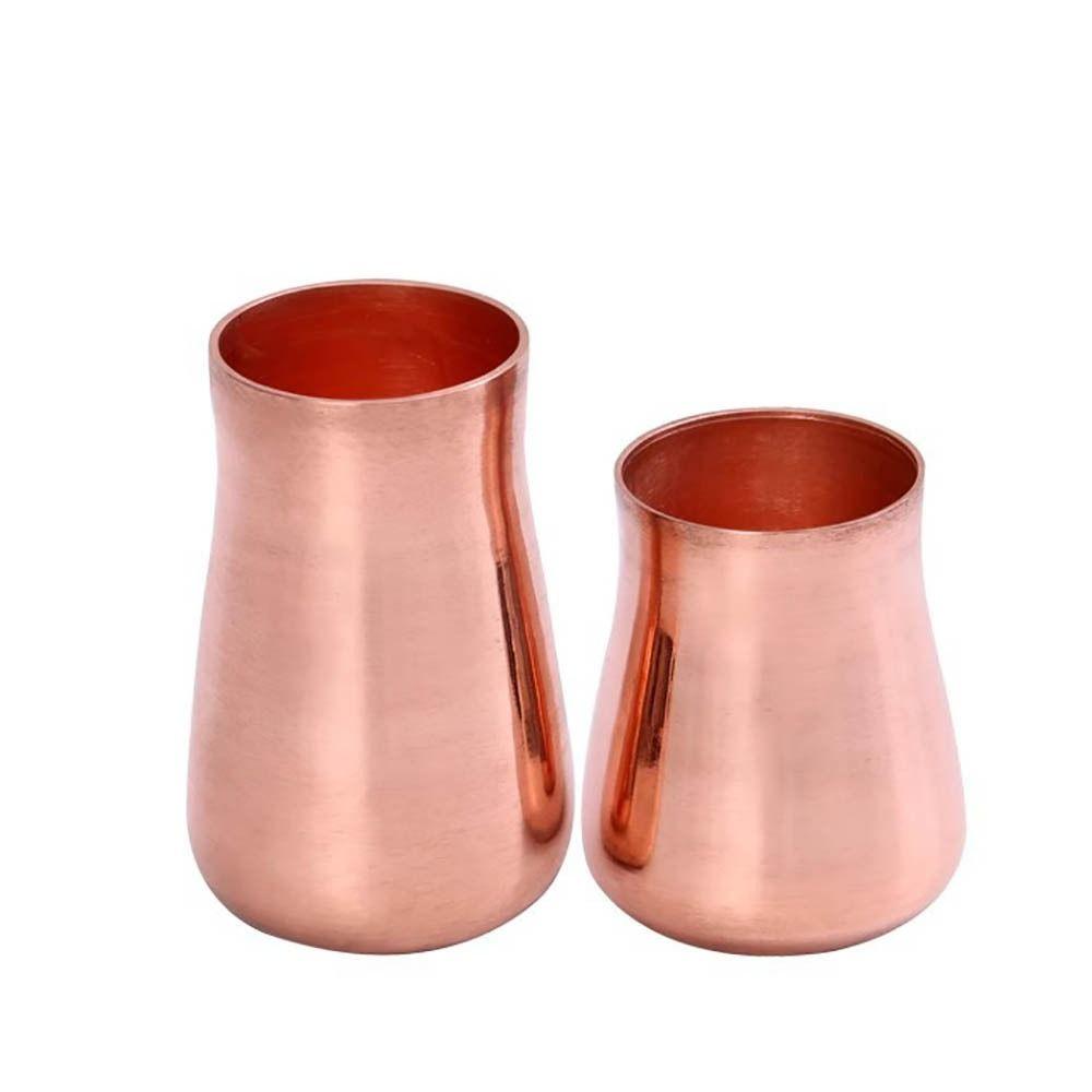 Thickened Beer Milk Mug Handcrafted Breakfast Cup Vintage Pure Copper Mug Tableware Scene