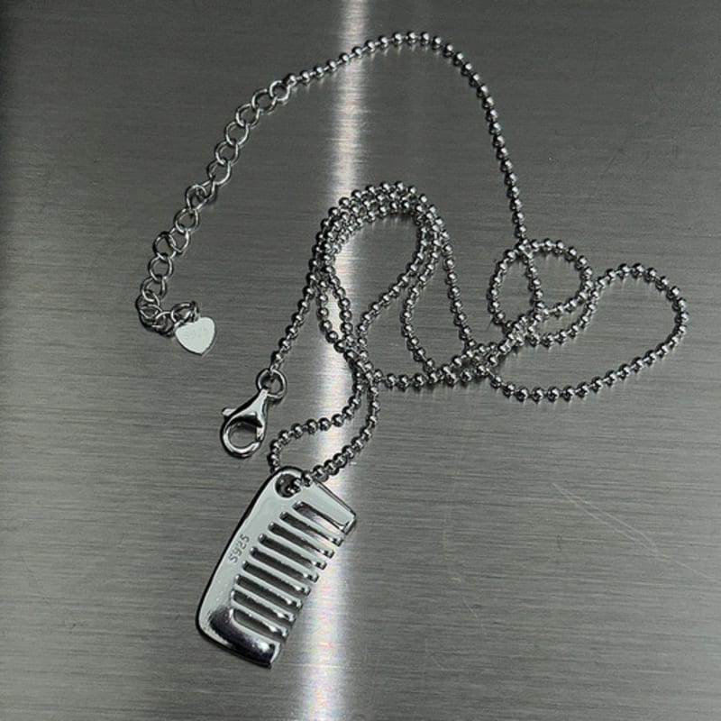 Mosxe [925silver] Comb Necklace