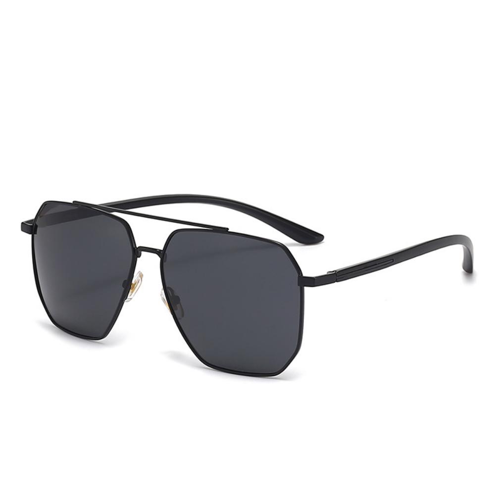 Polarized Sunglasses Men's High-end UV Protection Driving Yellow Lenses Sunglasses Anti-glare Square Fishing Glasses