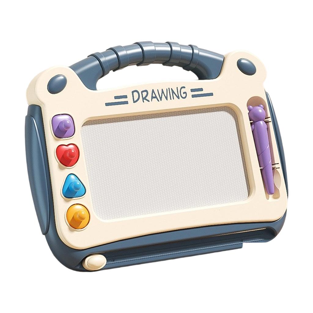 Children Magnetic Drawing and Writing Board Toy with Stamper & Pen Interactive Educational Learning Toy for Preschoolers