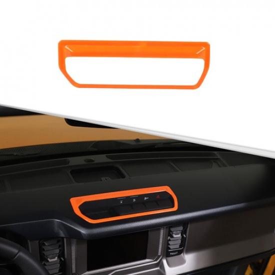 1x Orange Dashboard Differential Control Switch Cover Trim For Ford Bronco +