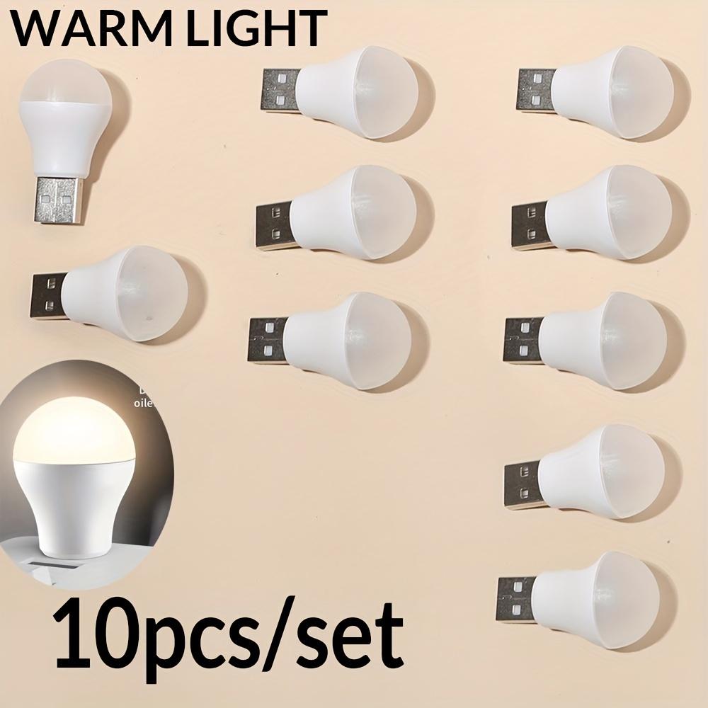 

Mini USB Night Lights LED Plug in Bulb Shape Portable Home USB Atmosphere Light for Car Kitchen Toilet Bedroom Book Lamp 10PC