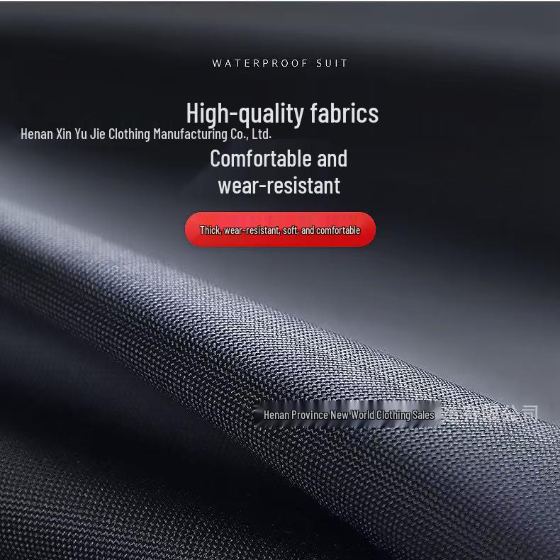 Unisex Reflektierendes Regenanzug-Set (Jacke & Hose) für Motorrad & Outdoor, Starkregen-Schutz für Lieferfahrer