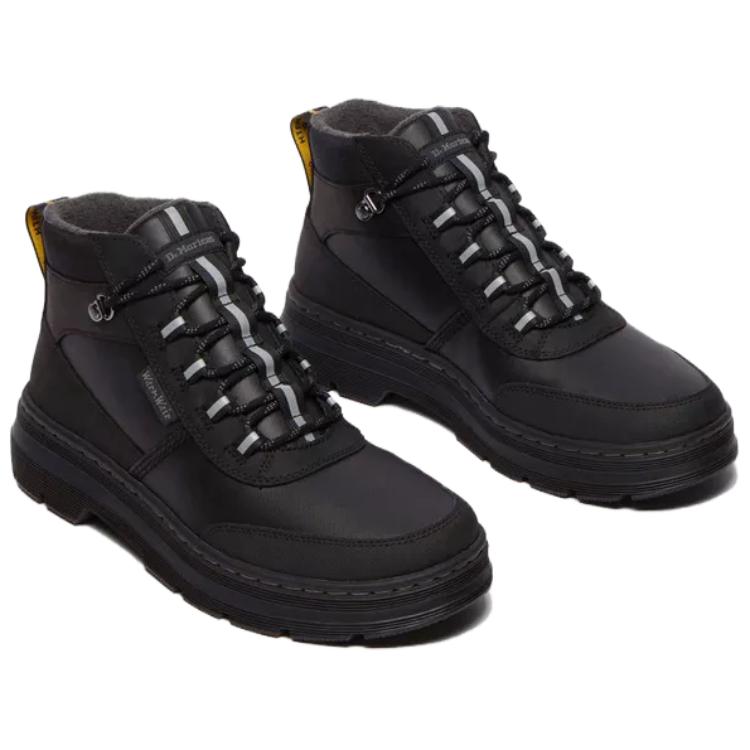 Dr. Martens Fashion Trend Versatile Slip-Resistant Durable Mid-Top Casual Shoes Unisex casual shoes Black 32104001