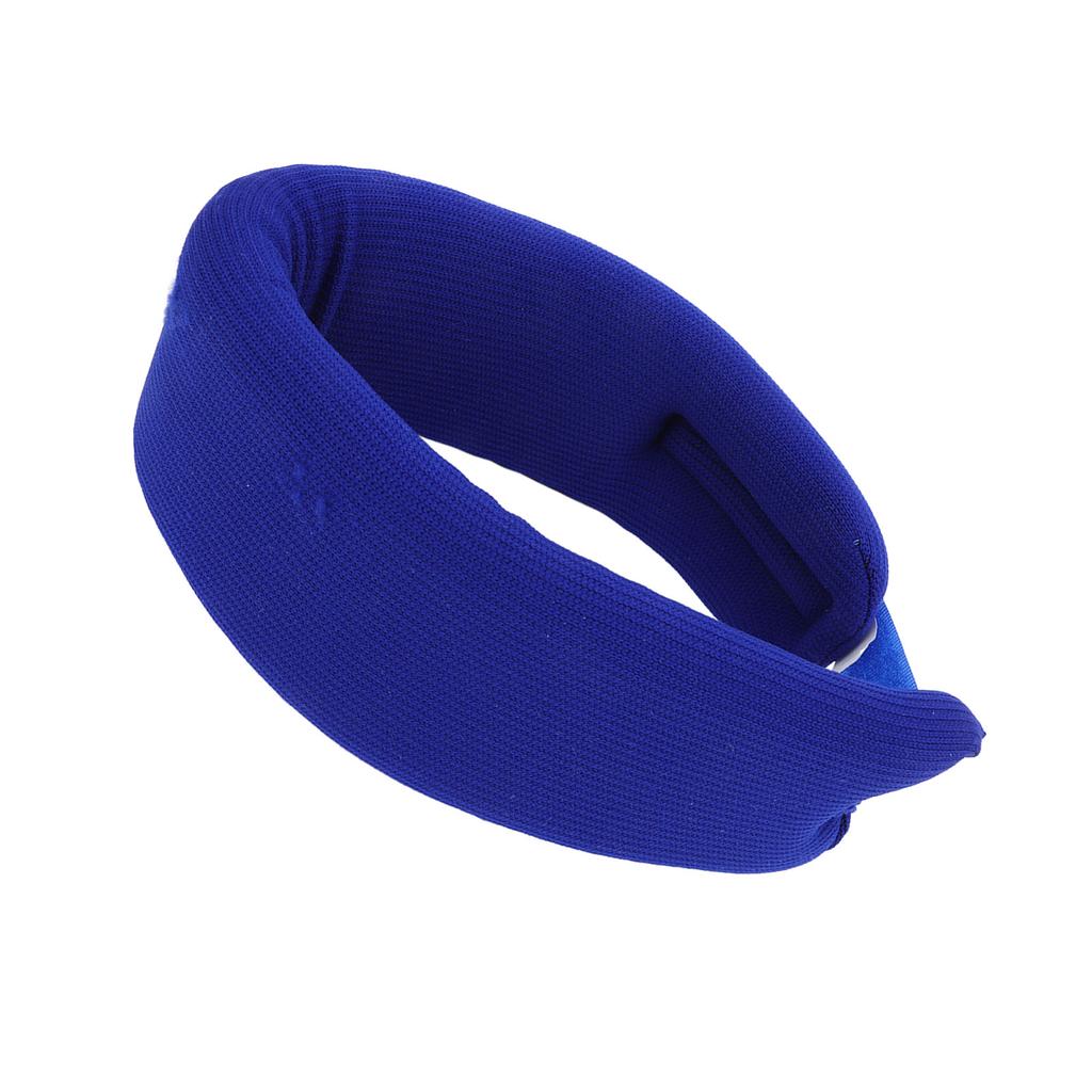 Foam Neck Brace Adjustable Neck Cervical Support Brace for Neck Pain Pressure Soft Cervical Collar for Home Dark Blue S