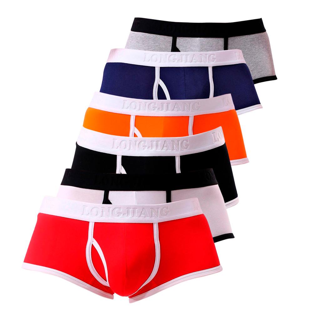Sexy Mens Solid Breathe Underwear Briefs Bulge Pouch Shorts Underpants 